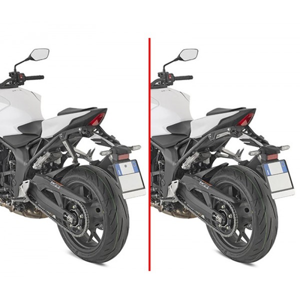 Givi Πλαϊνές αναδιπλούμενες βάσεις STL1215 Honda CB 1000 Hornet '25-'26 Βάσεις πλαϊνών βαλιτσών Givi Πλαϊνές αναδιπλούμενες βάσεις STL1215 Honda CB 1000 Hornet '25-'26 Βάσεις πλαϊνών βαλιτσών