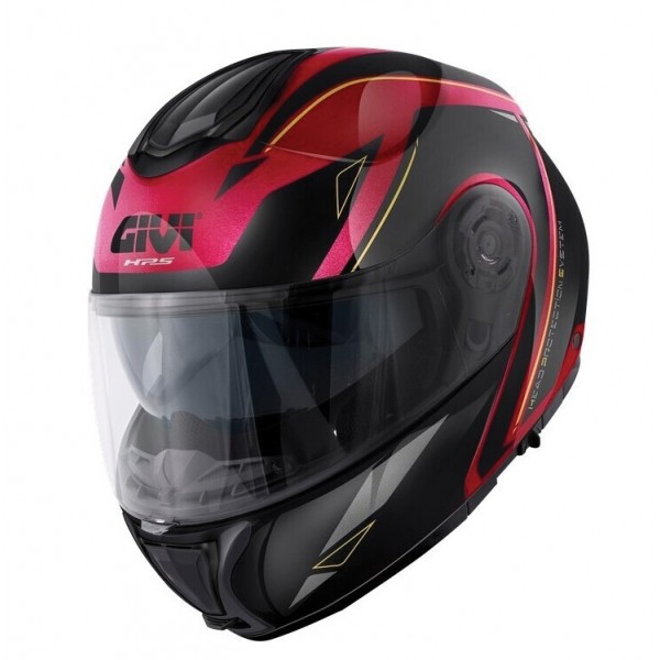 Givi Κράνος X26 Square bordeaux/titanium/gold gloss (Pinlock Included) Flip Up / Modular Givi Κράνος X26 Square bordeaux/titanium/gold gloss (Pinlock Included) Flip Up / Modular