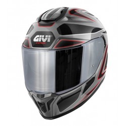 Givi Κράνος H55.1 Zephir  black/silver/red gloss (Pinlock + Extra Visor Included)