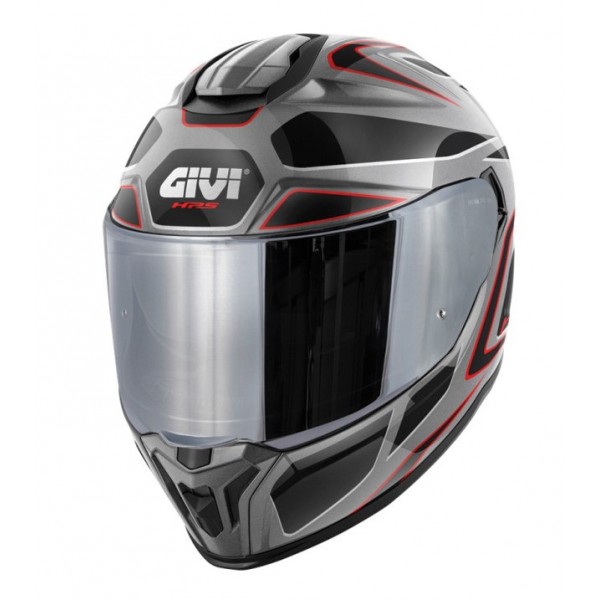 Givi Κράνος H55.1 Zephir black/silver/red gloss (Pinlock + Extra Visor Included) ΚΡΑΝΗ Givi Κράνος H55.1 Zephir black/silver/red gloss (Pinlock + Extra Visor Included) ΚΡΑΝΗ