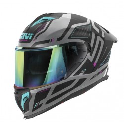Givi Κράνος H50.3 Quasar grey/fuchsia/blue matt (Pinlock Included) ΚΡΑΝΗ