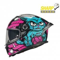 MT Κράνος Braker SV The King B8 μαύρο/μπλε/φούξια