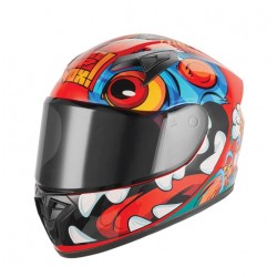 Nox Κράνος N731 Scrappy Junior κόκκινο gloss