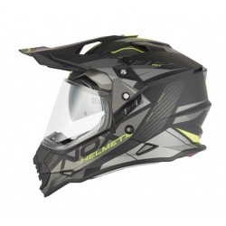 Nox Κράνος N312 Track κίτρινο/μαύρο ματ