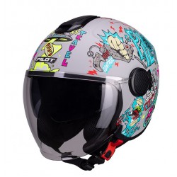 Pilot Κράνος Fly SV Future express γκρι ματ