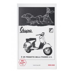 VESPA ΑΦΙΣΑ 80TH ROME VESPA ΓΙΑ ΤΟΝ ΑΝΑΒΑΤΗ