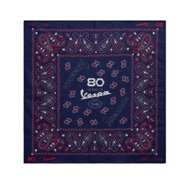 VESPA ΦΟΥΛΑΡΙ 80TH ΜΠΛΕ VESPA ΓΙΑ ΤΟΝ ΑΝΑΒΑΤΗ