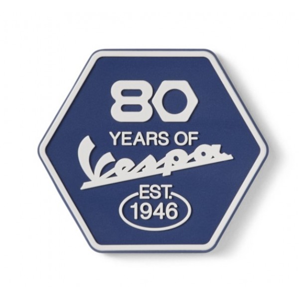 VESPA ΜΑΓΝΗΤΑΚΙ 80TH ΛΑΣΤΙΧΙΕΝΙΟ ΜΠΛΕ VESPA ΓΙΑ ΤΟΝ ΑΝΑΒΑΤΗ