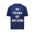 VESPA ΜΠΛΟΥΖΑ T-SHIRT 80TH ΜΠΛΕ Μπλούζες / Γιλέκα / Ζακέτες