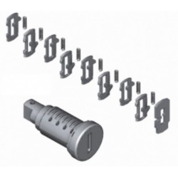 BMW Motorrad Σετ Επισκευής Κύλινδρος Κλειδαριάς Βαλίτσας Αλουμινίου