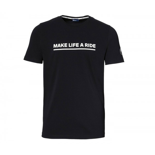 BMW Motorrad T-Shirt Make Life A Ride Ανδρικό Μαύρο ΕΝΔΥΣΗ
