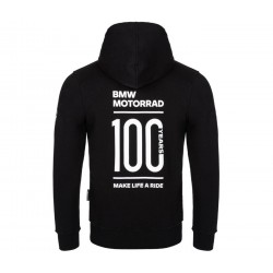 BMW Motorrad Zip Hoodie 100 Years Ανδρικό Μαύρο