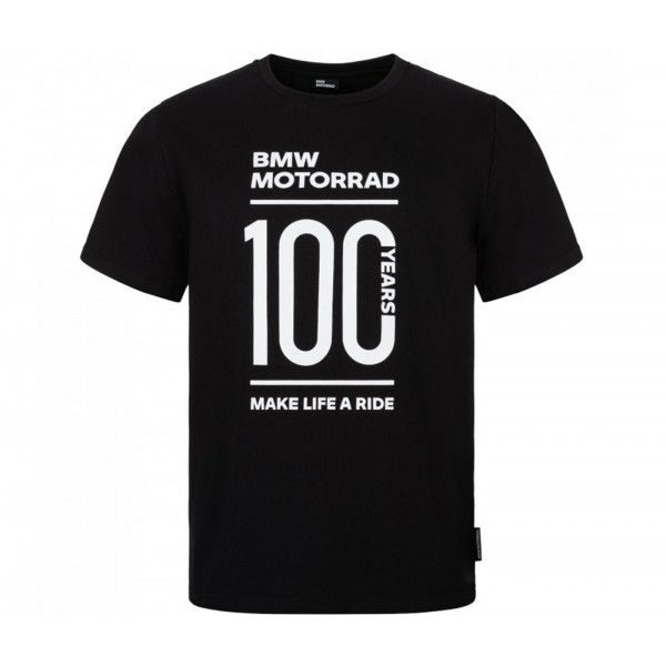 BMW Motorrad T-Shirt 100 Years Ανδρικό Μαύρο ΕΝΔΥΣΗ