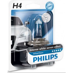 PHILIPS H4 12V 60/55W WhiteV4300°k