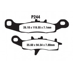 Premier τακάκια Μπροστινά Kawasaki Super Sherpa,KX 80,KX85 ΑΝΤΑΛΛΑΚΤΙΚΑ