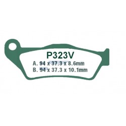 Premier Τακάκια πίσω BMW  (Ημι-μεταλλικό)