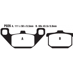 PREMIER ΤΑΚΑΚΙΑ P26 GPZ 250,GPX ,GPZ 400,VN 400,ZL 400